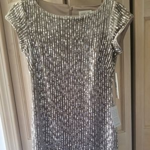 Eliza J Sequined cocktail dress